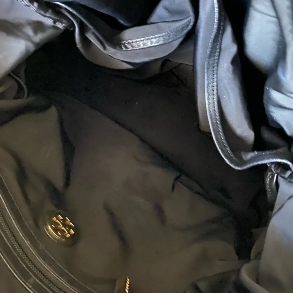 Tory Burch Marion Black Nylon Travel Baby Bag Diaper Bag